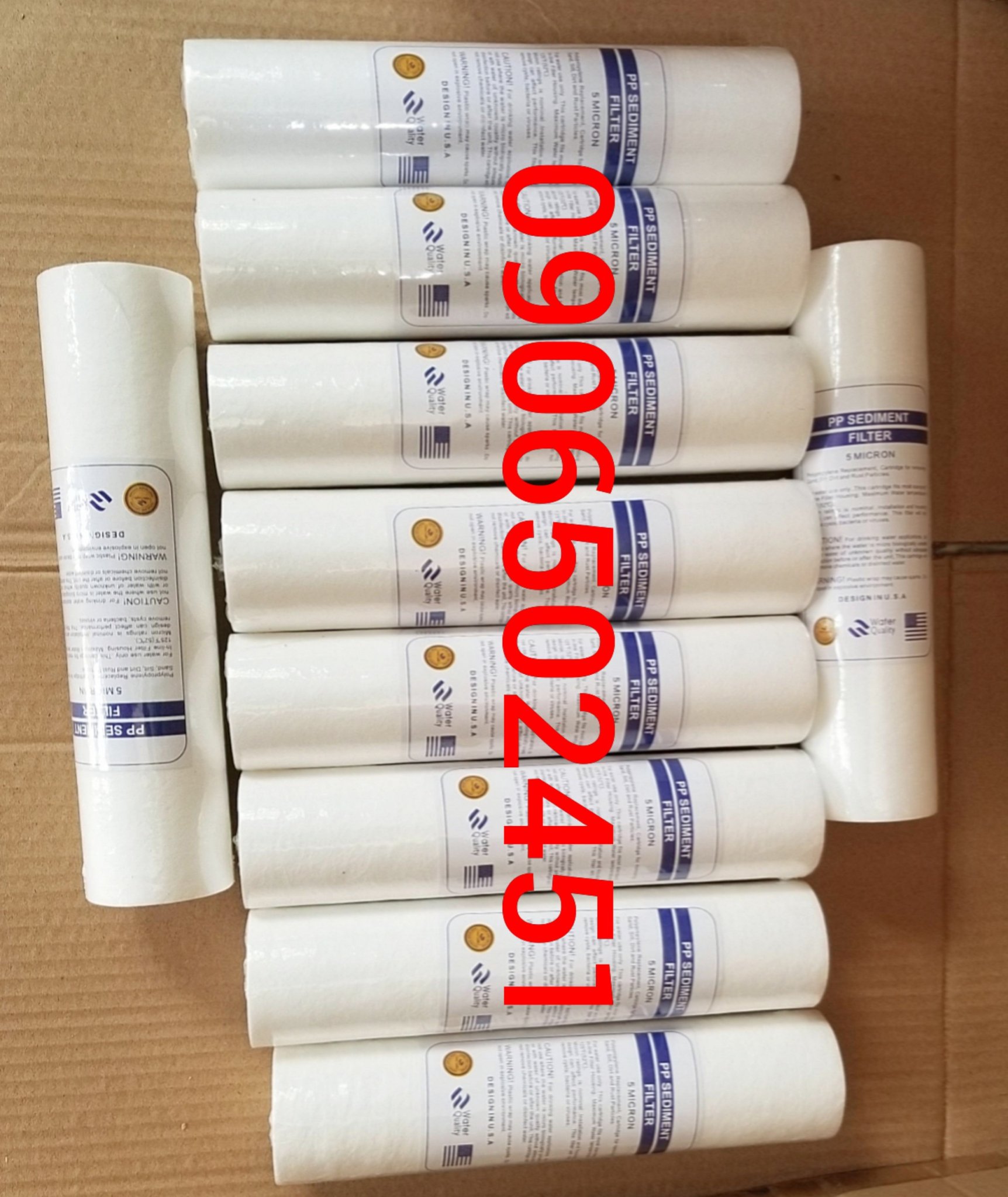 [HCM]Lõi lọc nước số 1 PP 10inch (trắng)