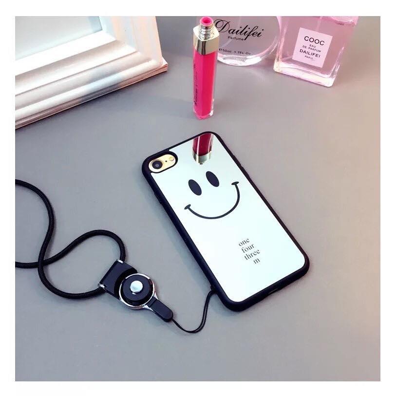 ỐP ĐÔI MẶT CƯỜI TRÁNG GƯƠNG IPHONE