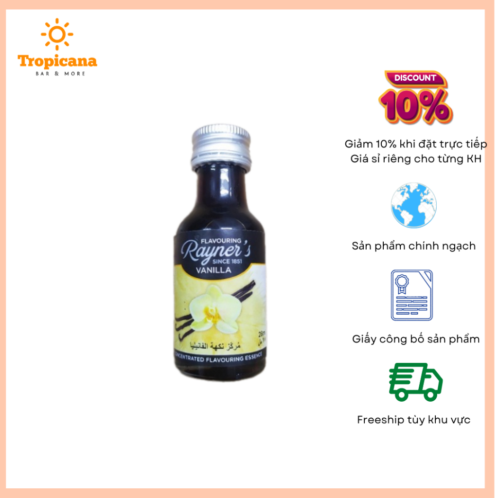 Hương Rayners - Tinh VANI - Lọ 28ml