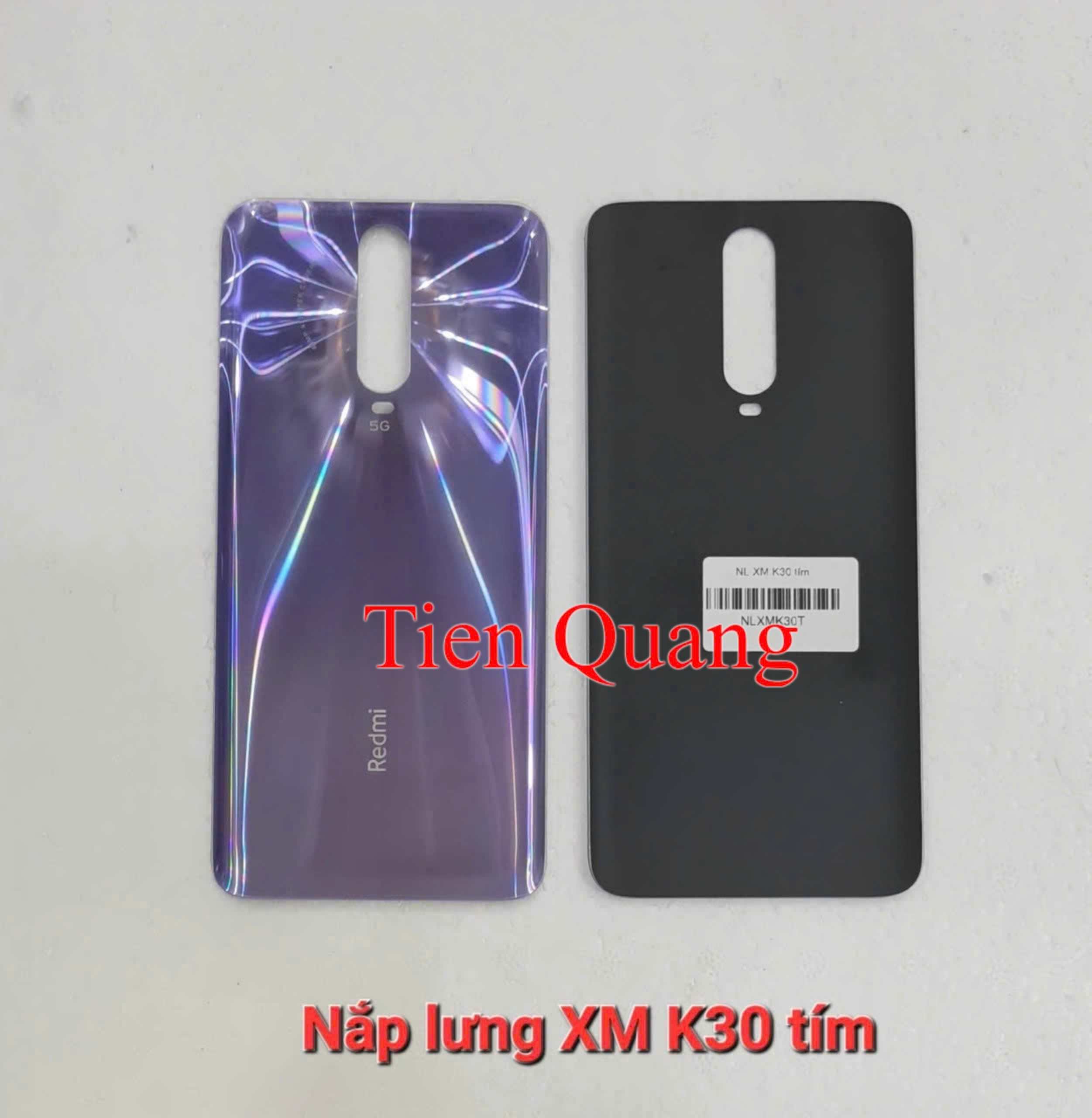 Nắp lưng Xiaomi Redmi K30 5G xịn (lưng kính)