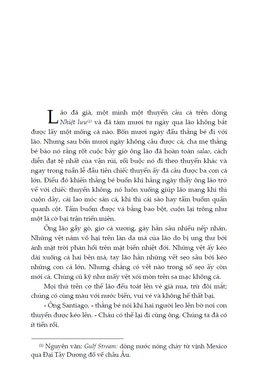 Sách - Ông Già Và Biển Cả (Bìa cứng mỹ thuật)