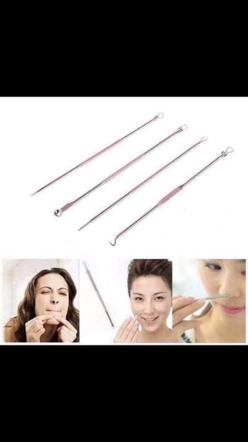 Bộ dụng cụ nặn mụn 8 đầu Ahuu3
