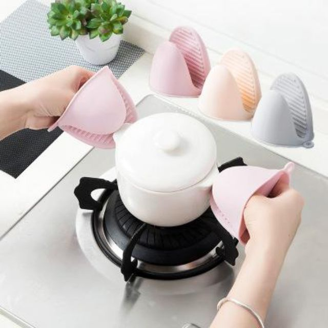 Set 2 Miếng Nhấc Nồi Silicon Nhiều Màu