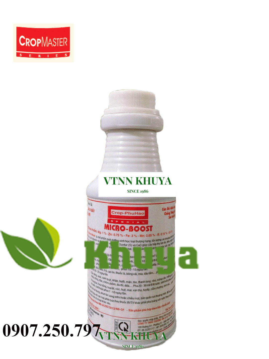 Phân bón lá Micro Boost 250ml Chống Vàng Lá