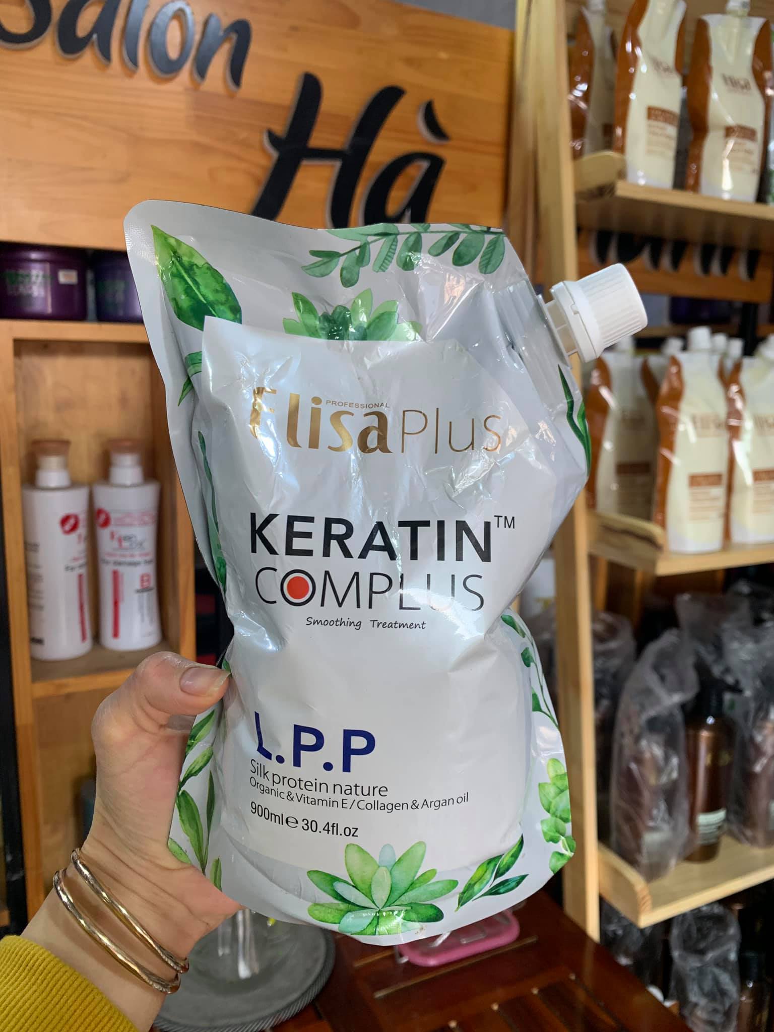 Kem Ủ - Hấp Tóc Elisa plus LPP Keratin Complex Phục Hồi Mền Mượt 900ml