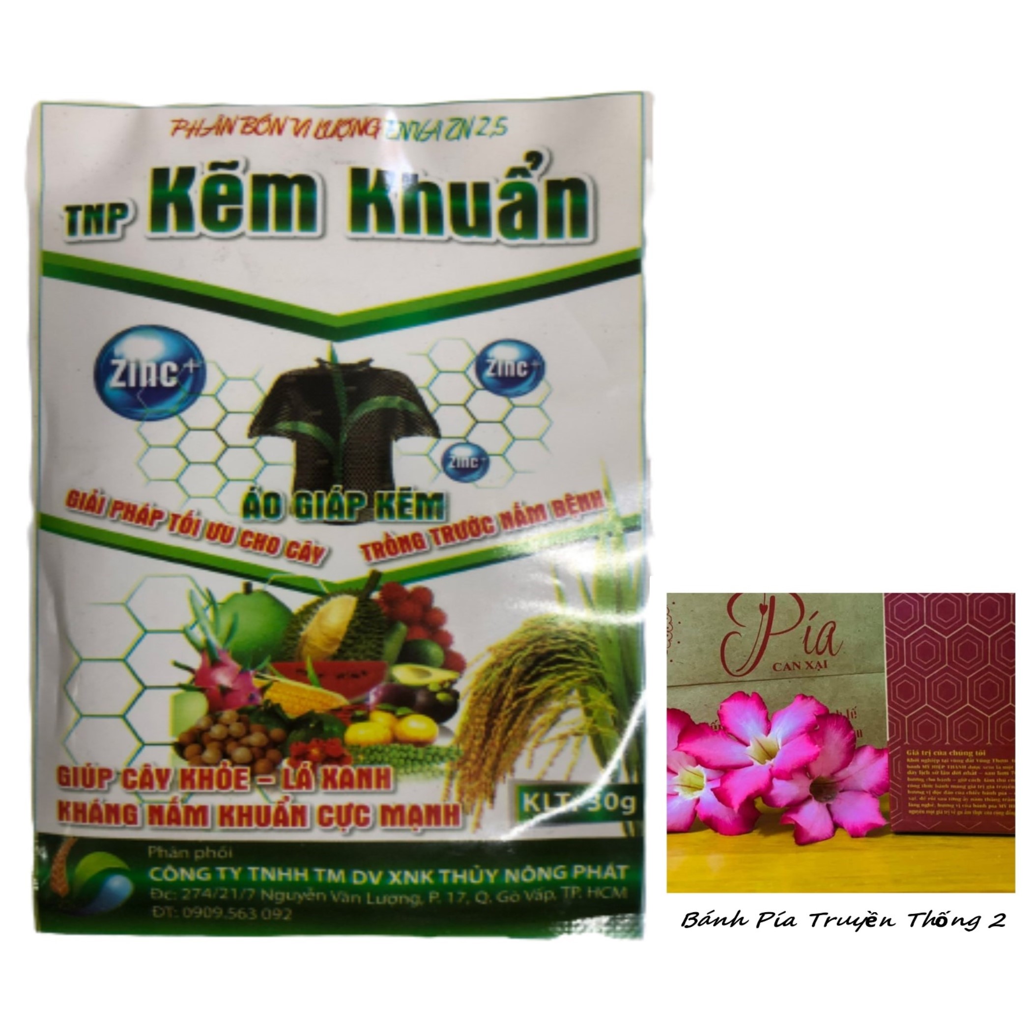 Phân bón vi lượng enza zn 2,5 tnp kẽm khuẩn - #613a# 30g
