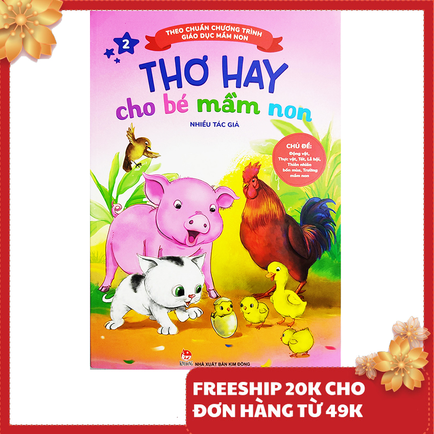 Sách cho bé - thơ hay cho bé mầm non - tập 2