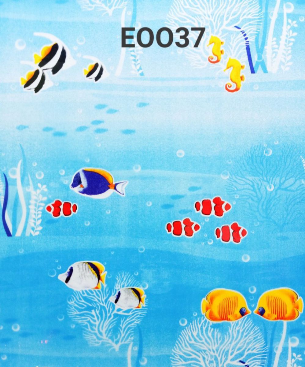 Combo 5m decal dán kính đại dương xanh DK46 (90x500cm)