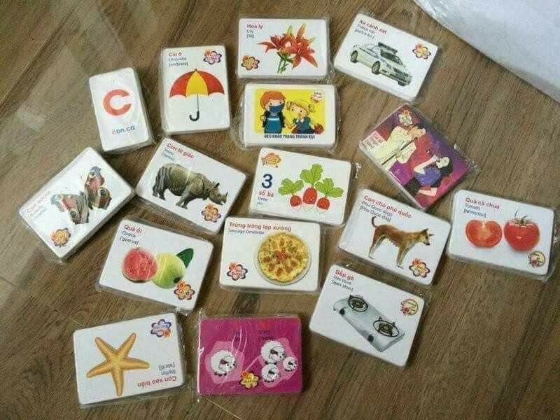 BỘ THẺ HỌC 36 CHỦ ĐỀ CHO BÉ