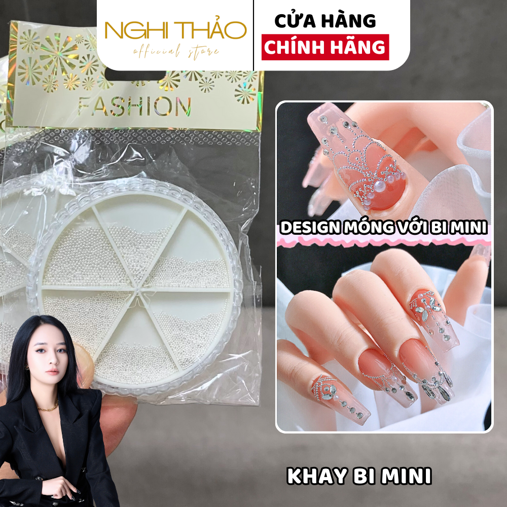 Khay bi nail mini 6 ô mix size NGHI THẢO