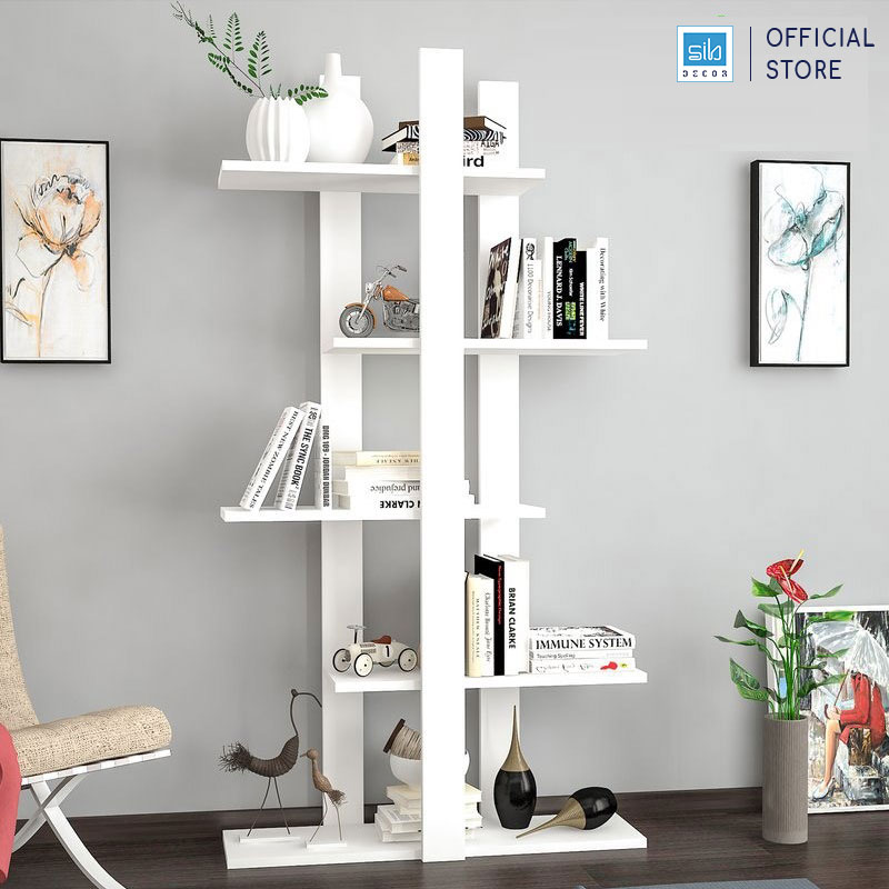 Kệ Sách Di Động 5 Tầng Đơn Giản SIB Decor KS284