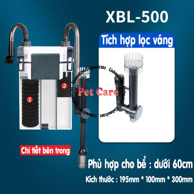 Lọc treo Xiaoli Sunsun XBL 300/XBL 400/ XBL 500/XBL 600 - 2