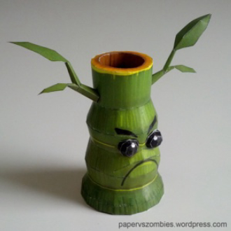 Mô hình giấy 3D Plants & Zombies (thích hợp cho người mới bắt đầu chơi mô hình giấy)