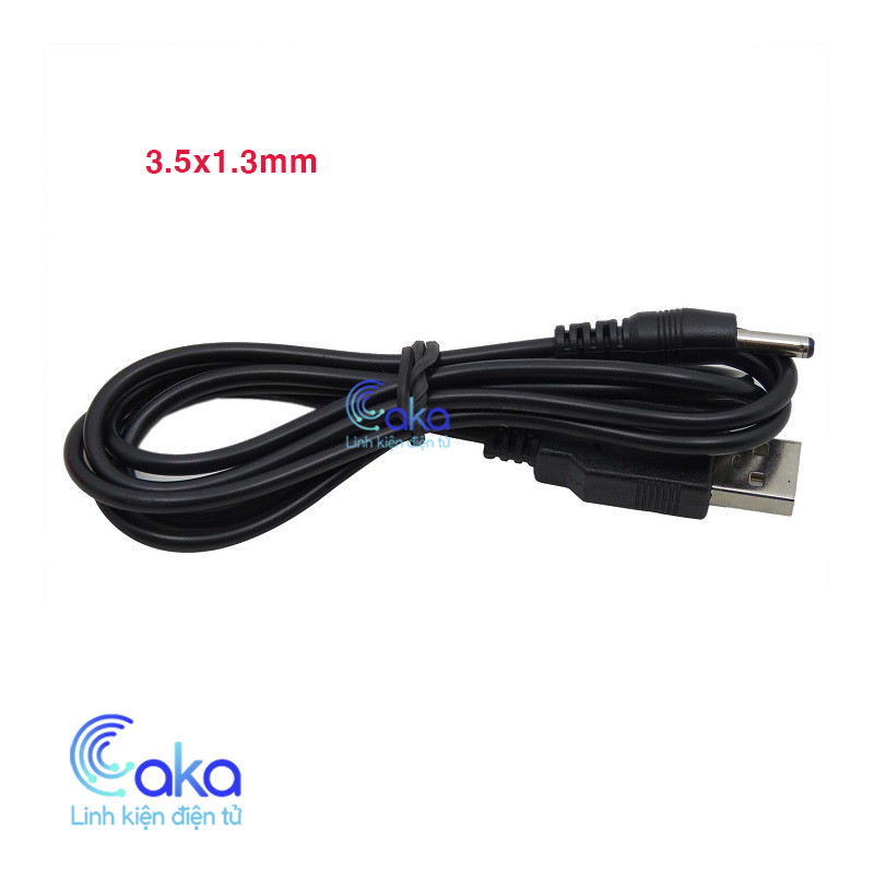Dây nguồn usb DC 3.5x1.3mm