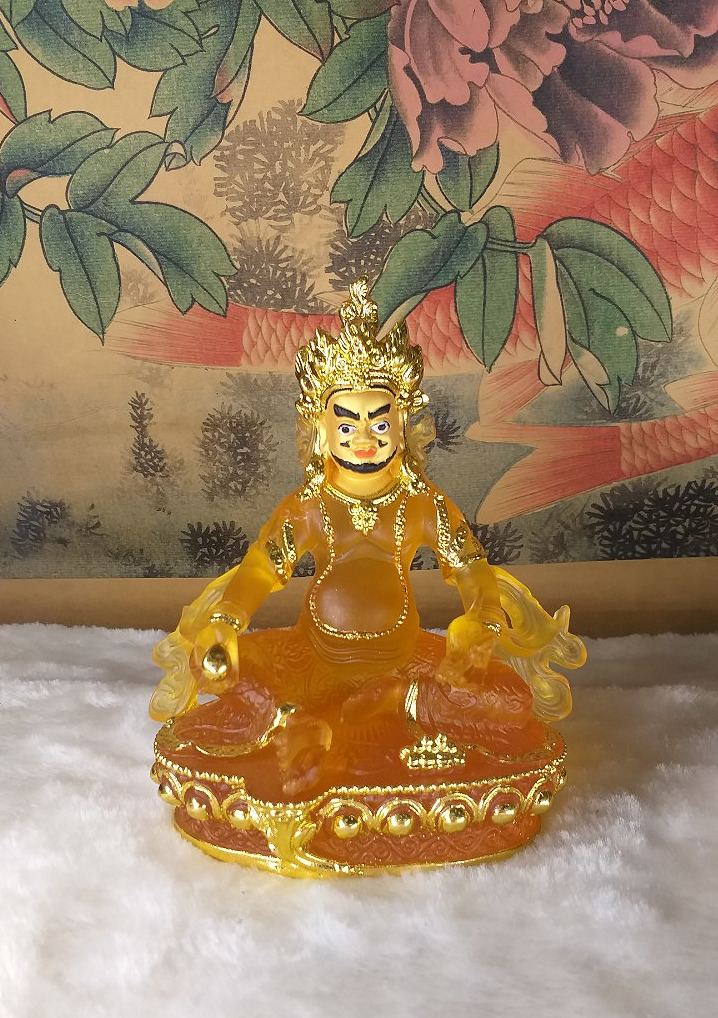 Tượng phật ngài Hoàng Thần Tài  Poly  - Kích thước cao 15Cm