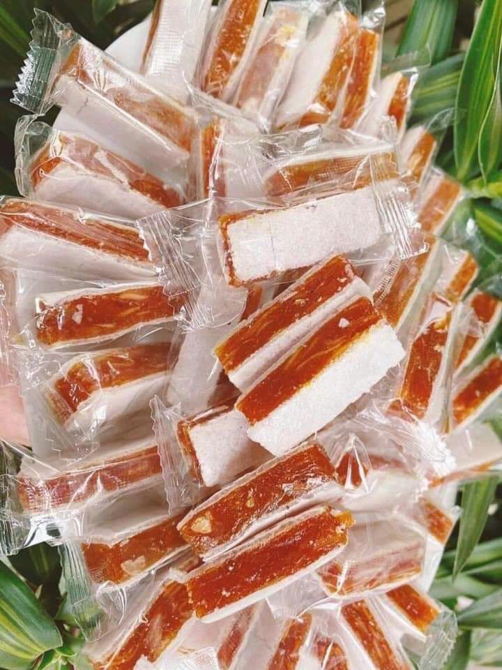 Kẹo mít + khóm +cơm dừa non 500g