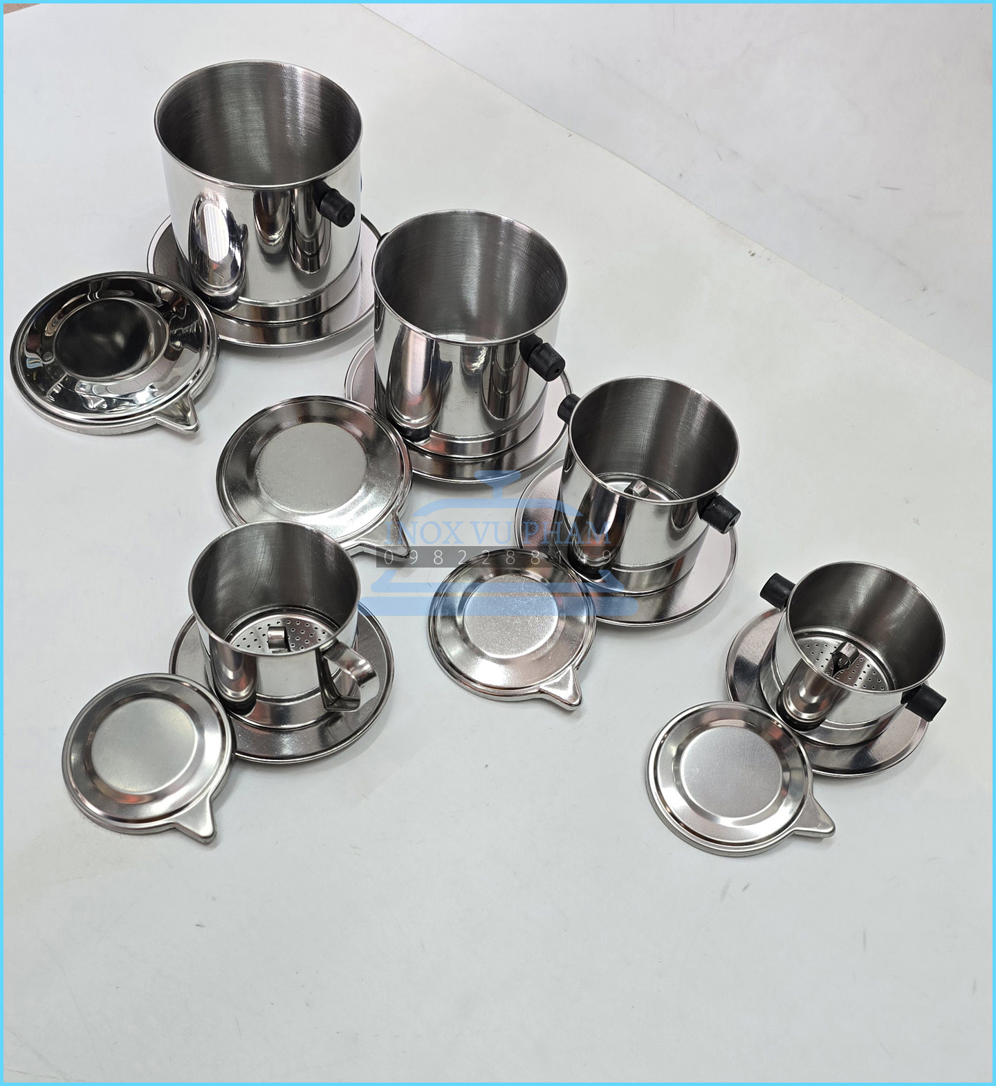 Phin inox pha cafe đủ size
