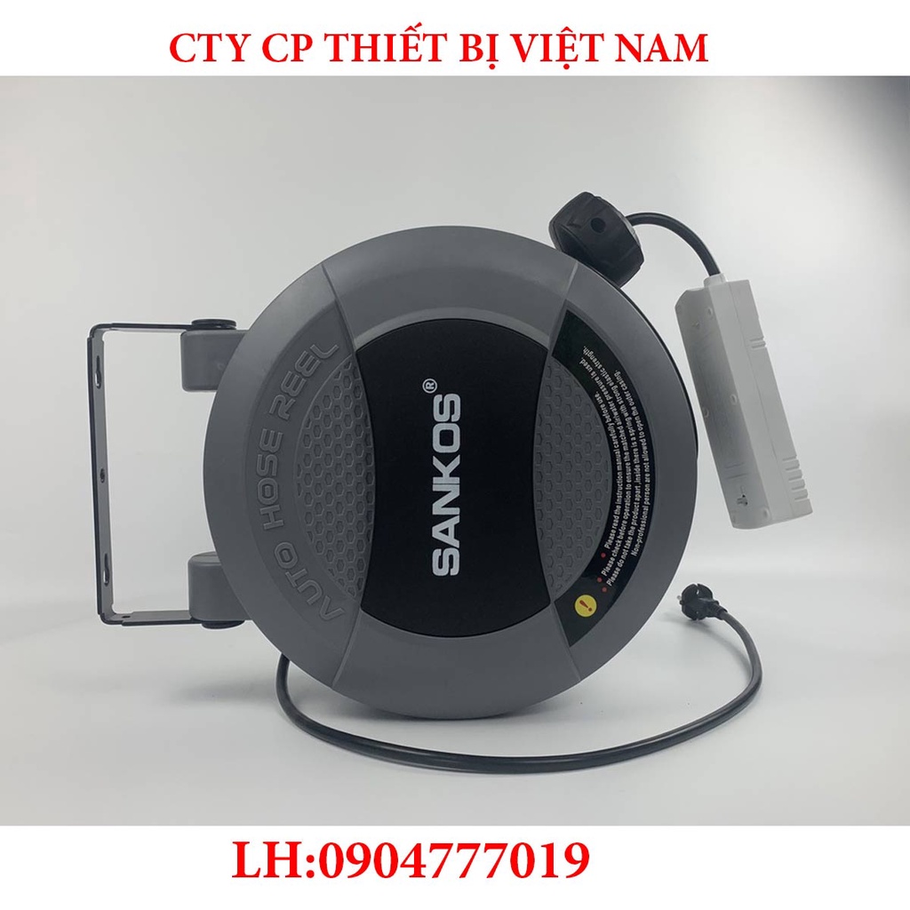 Ròng rọc điện tự rút 10,15,20 mét,rulo cuộn dây điện chính hãng sakyo scs-310e
