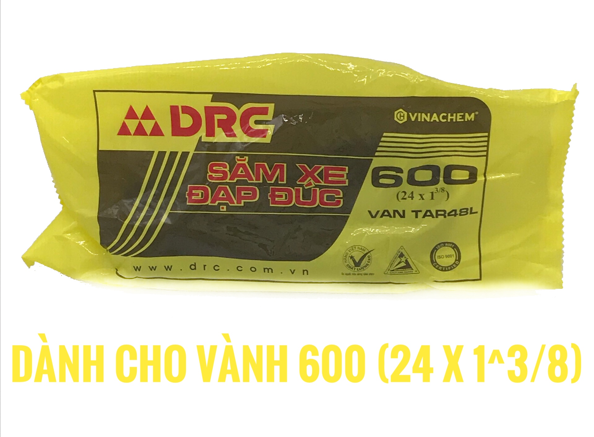 Set of 2 inner tube bicycle stainless steel DRC 600 (24x1 ^ 3/8)