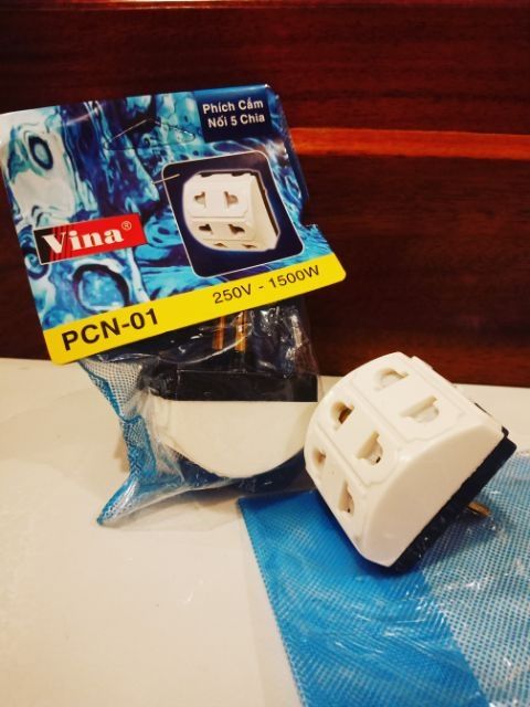 [HCM]Ổ phích cắm nối chia 5 VINA