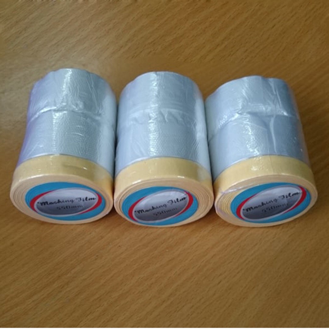 BĂNG KEO (MÀNG BỌC) NILON CHE CHẮN BỤI, SƠN LOẠI 1.1 m*30m (4 CUỘN )