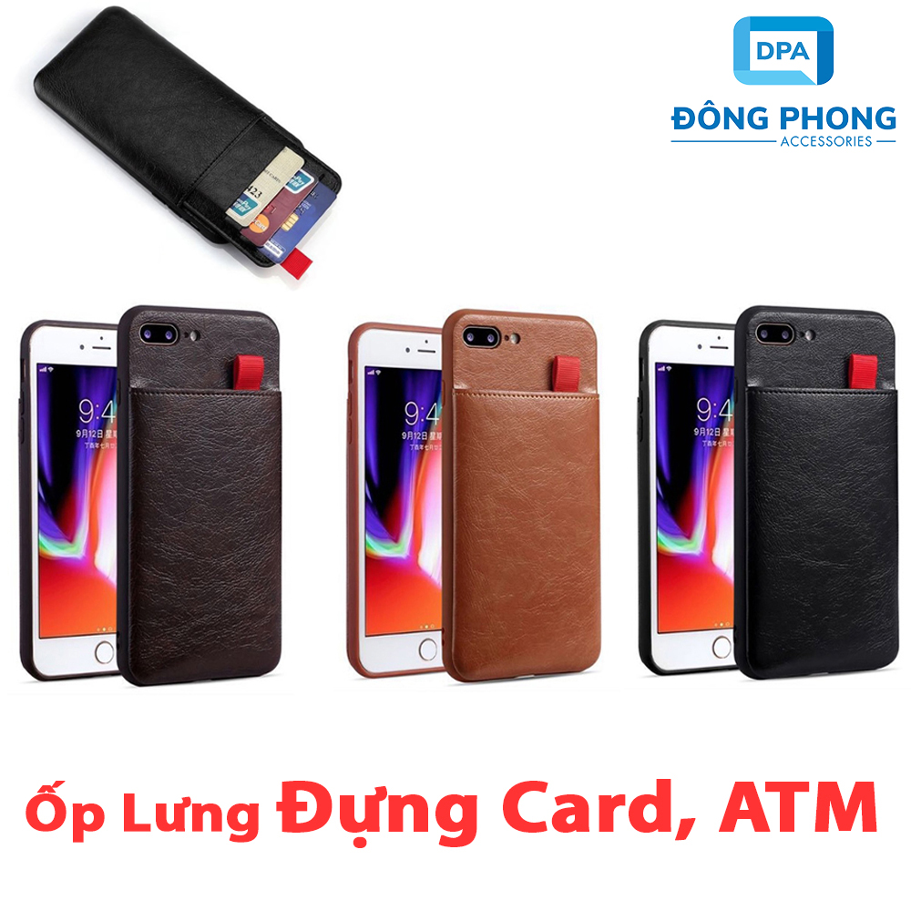 Ốp Lưng iPhone Đa Năng Có Ngăn Đựng Card, Thẻ ATM