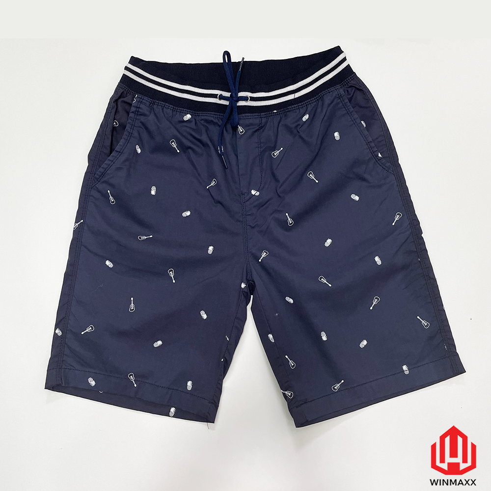 Quần Short Kaki Nam Lưng Bo In S56 - Winmaxx