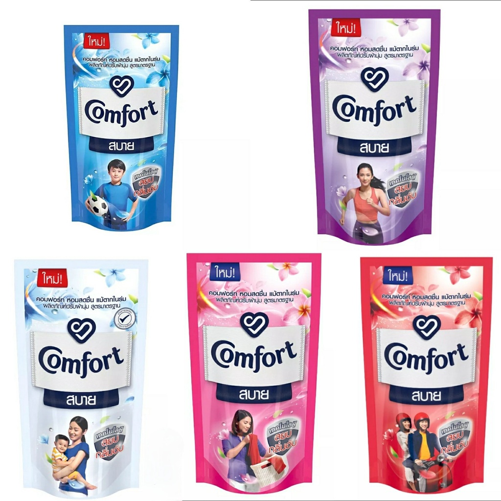 [HCM]Combo 5 Bịch Nước Xả Vải Com fort Thái Lan Bịch 580ml