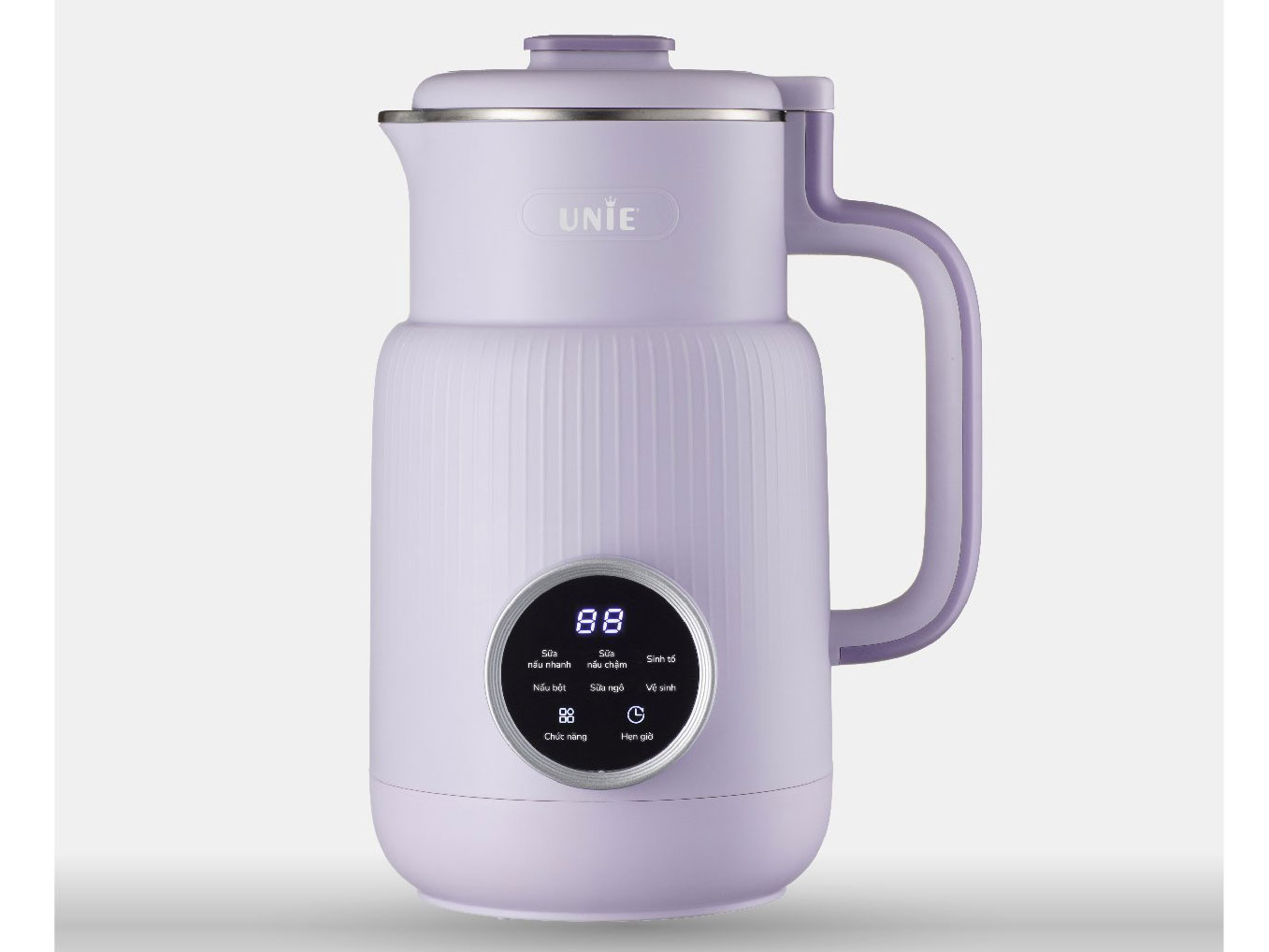 Máy làm sữa hạt mini, Máy xay sữa hạt đa năng Unie UMB08 600ml công suất 600W 5 chức năng bảo hành 12 tháng chính hãng