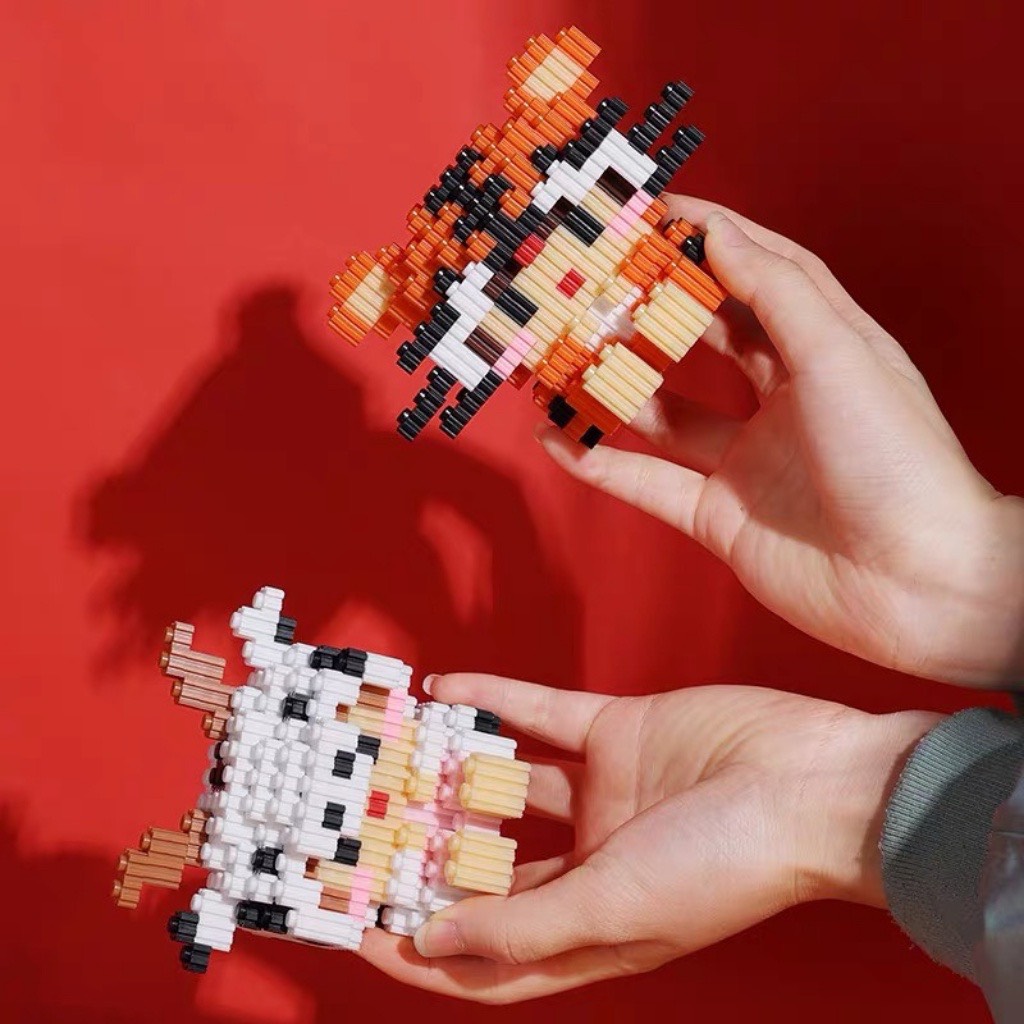 Mô hình lắp ráp lego mini 3d 12 con giáp