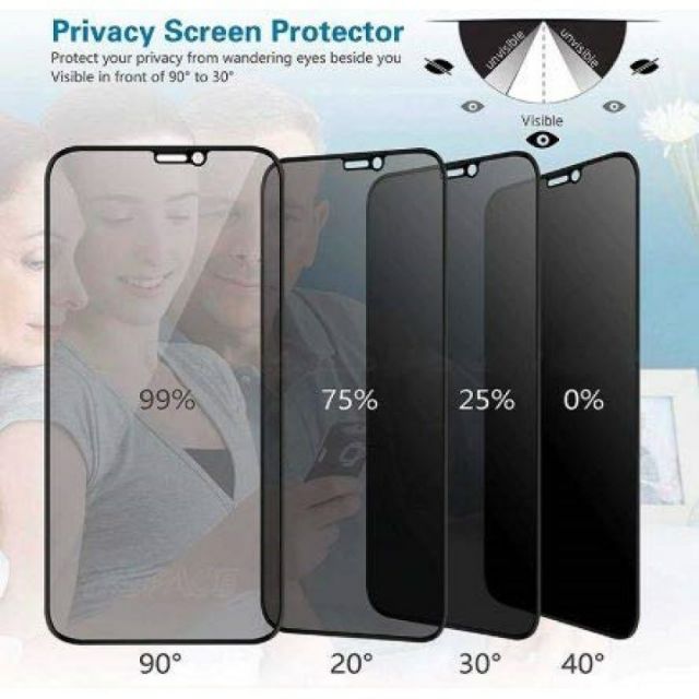 Kính cường lực chống nhìn trộm Iphone 7 Plus - Iphone 8 Plus