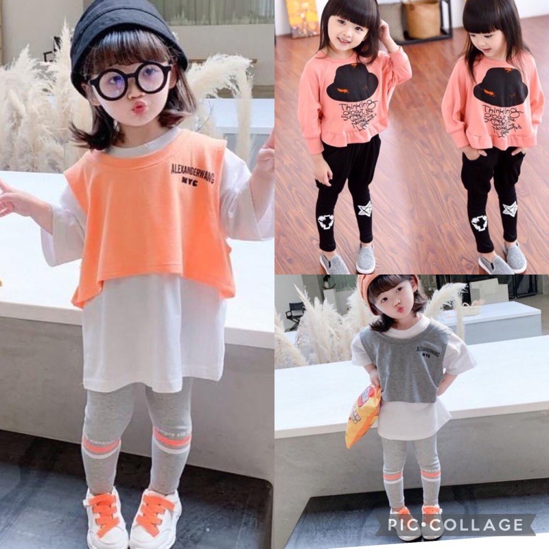 [HCM]Set bộ đồ cho bé gái Bo018
