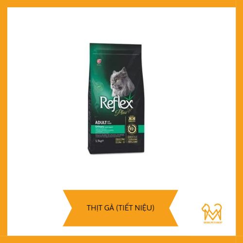 Hạt Reflex Plus+ Thổ Nhĩ Kỳ dành cho mèo 1,5kg