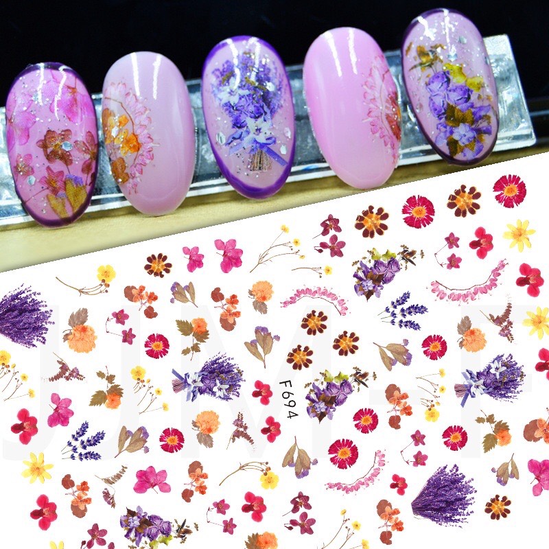 STICKER DÁN MÓNG CHỦ ĐỀ HOA