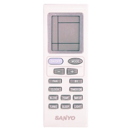 Remote máy lạnh sanyo - điều khiển điều hòa sanyo cũ ,bảo hành đổi mới và tặng 1 đôi pin