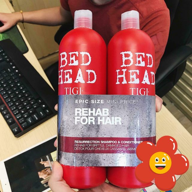 Cặp Dầu Gội Xả Tigi Bed Head