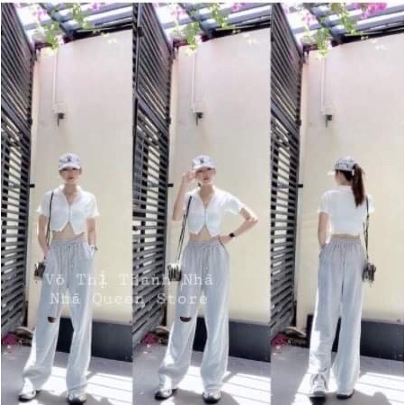 Áo polo khoá hai đầu