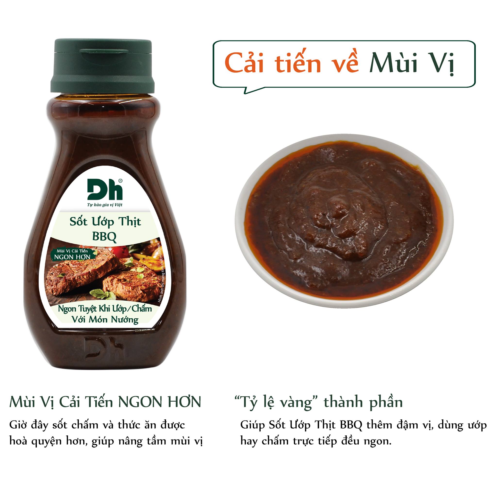 Sốt ướp thịt BBQ chai 200gr