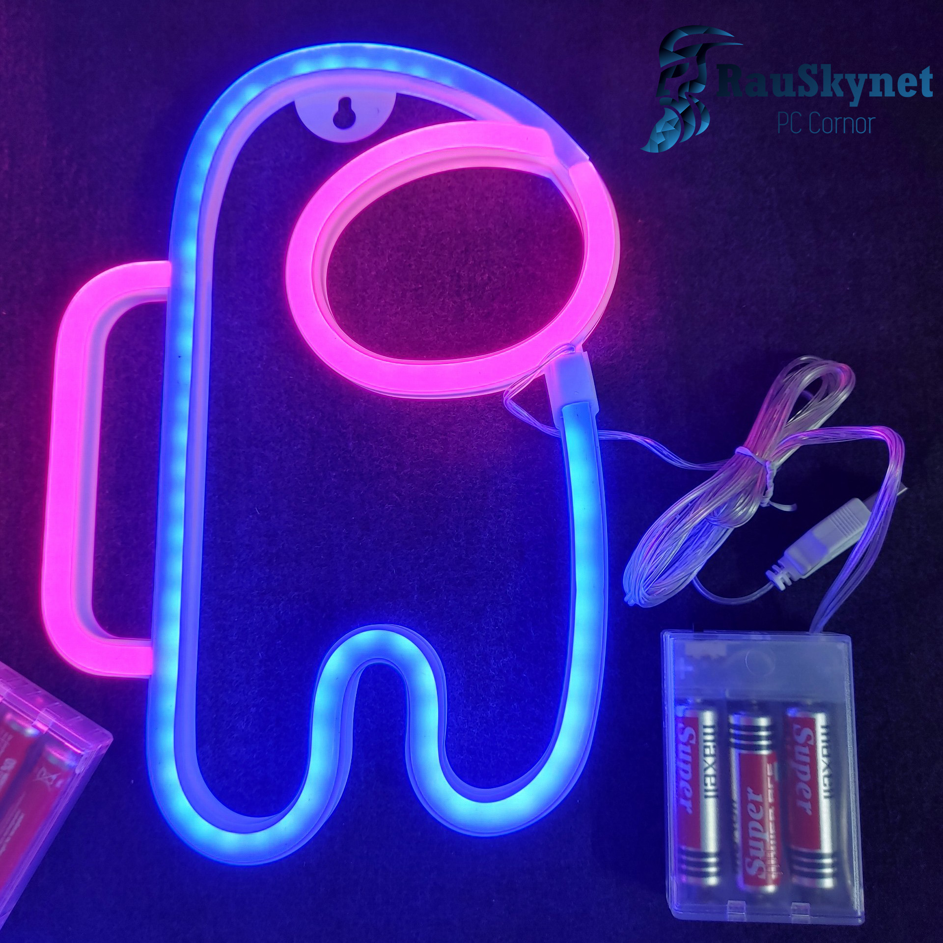 Đèn led neon trang trí phòng, decor phòng ngủ - phòng game