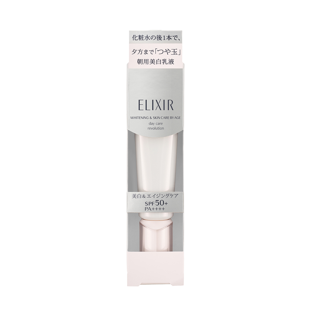 Chống nắng dưỡng trắng da dành cho ban ngày elixir whitening & skin care by age day care revolution spf50+ pa++++ 35ml