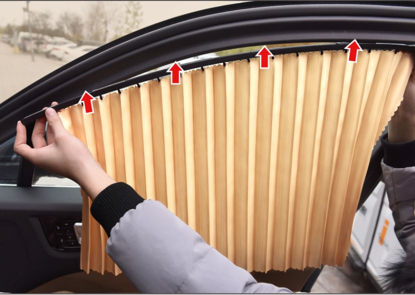 Bộ 4 chiếc rèm chắn nắng nam châm trên ô tô