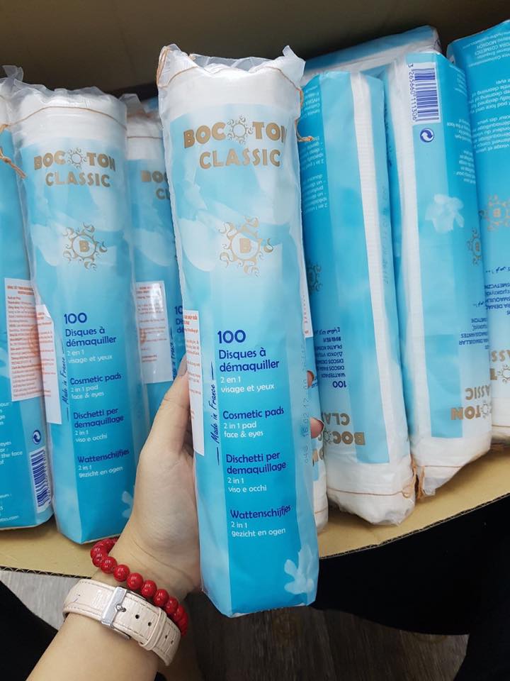 Combo 3 Bông tẩy trang Bocoton Classic 80 miếng