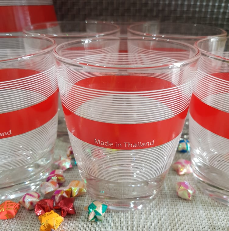 Bộ Bình Ly Thủy Tinh Thái Lan ( 1 Bình và 6 Ly )