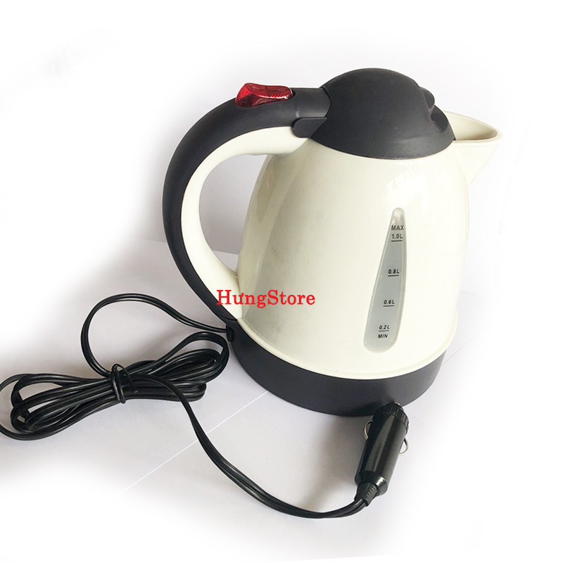 Bình đun nước  12V-24V 1L,sử dụng điện bình ắc quy