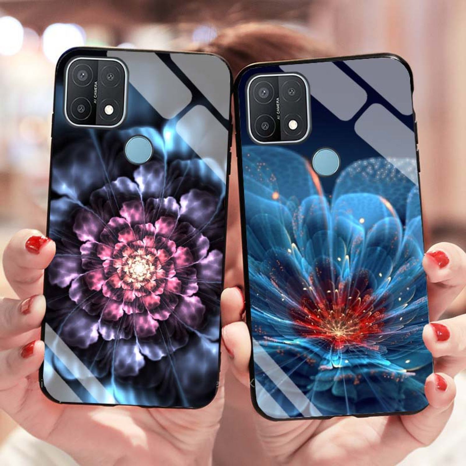 Ốp Oppo A15, A15s Lưng Kính Cường Lực Mới ƞhất