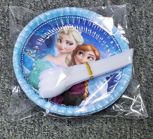 16cm paper plate combo (10 forks + 10 spoons)