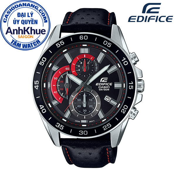 BÁO GIÁ ĐỒNG HỒ NAM EDIFICE CASIO EFV-550D-1AVUDF | Shopee Lazada Sendo Tiki mới nhất 12 Đồng hồ nam dây da Casio Edifice chính hãng Anh Khuê EFV-550L-1AVUDF (47mm)