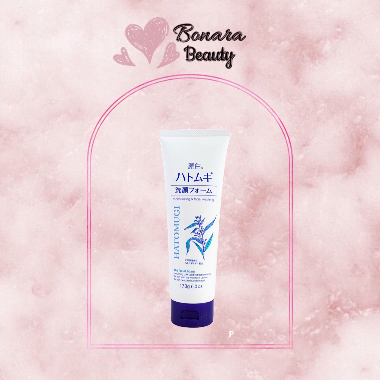 Sữa rửa mặt Hatomugi Moistuzing & Facial Washing 170g