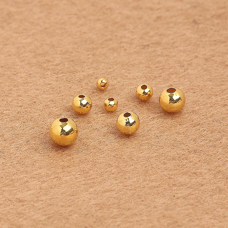 Bi bạc tròn trơn 2-4mm - mh836