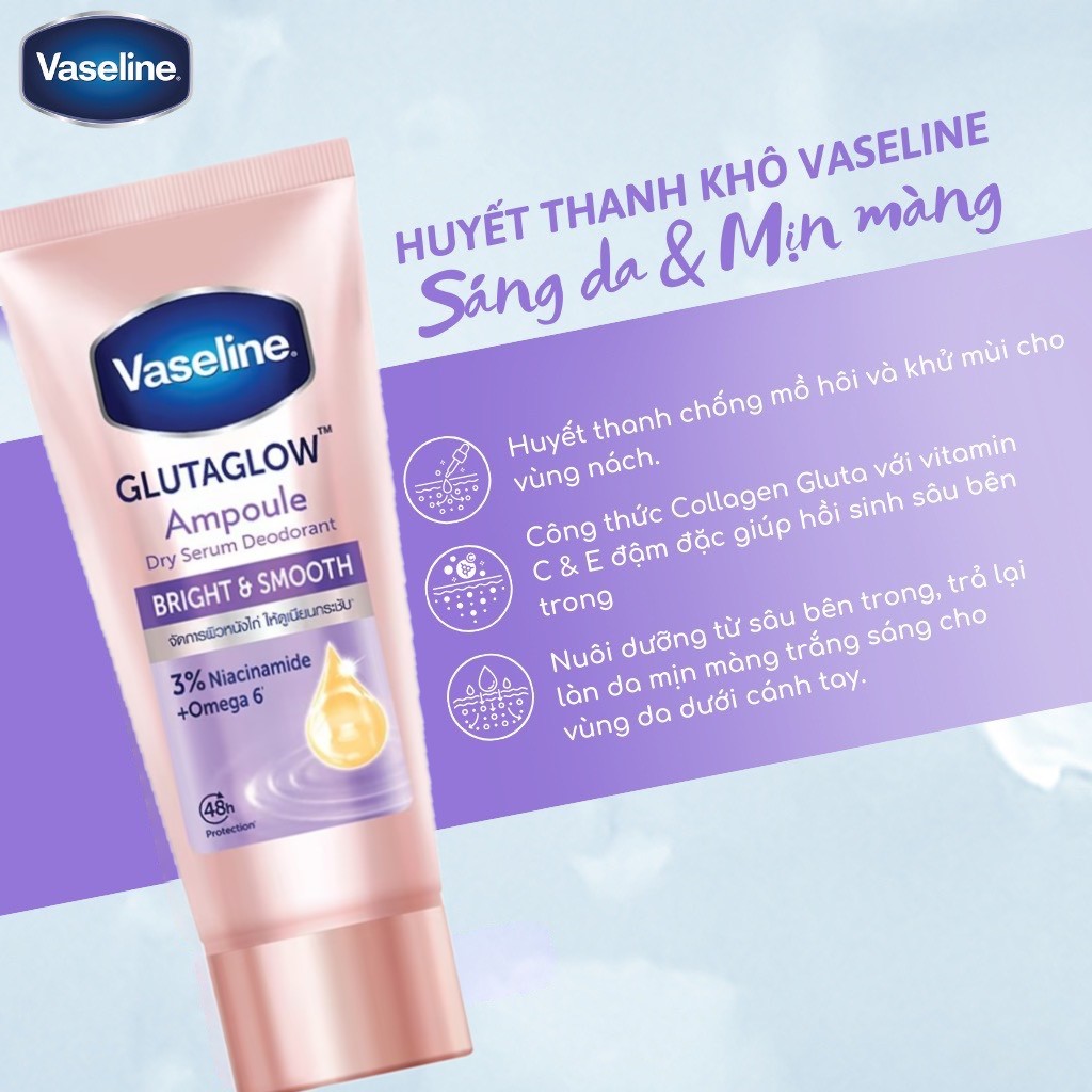 Vaseline Dry Serum GlutaGlow Ampoule Deodorant 45ml